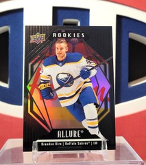 Brandon Biro 2022-23 - Black Rainbow Rookies #142 Allure Upper Deck